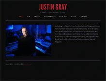 Tablet Screenshot of iamjustingray.com